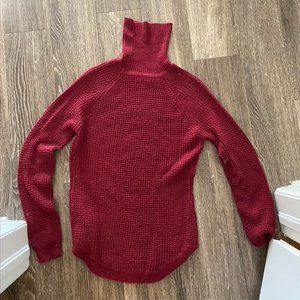 Red Turtleneck Sweater